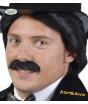 bigode de cavalheiro preto