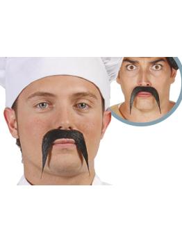 Traje chinês ou mexicano de bigode.