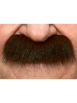 Cavalheiro de bigode preto