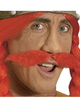 Bigode ruivo para fantasia