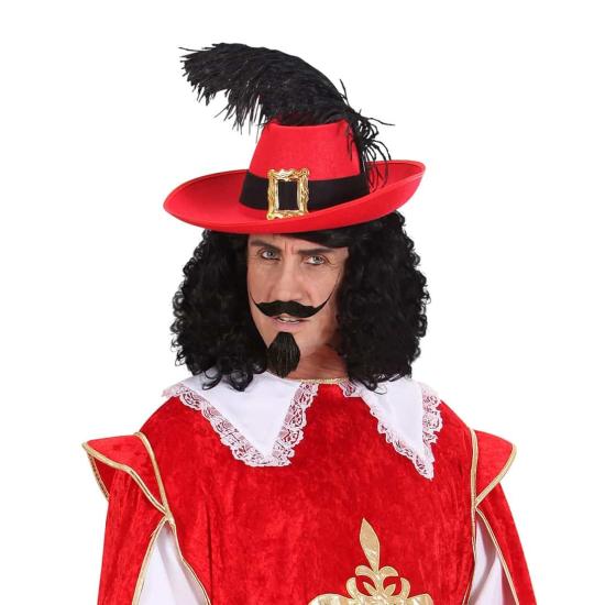 Bigode e cavanhaque de cavalheiro vintage.