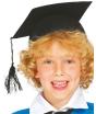 Chapéu de formatura infantil de feltro - Acessível - para meninos e meninas