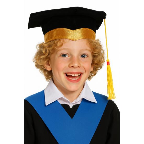 Boné oficial de feltro de luxo tamanho infantil de formatura Boné oficial de feltro de luxo tamanho infantil de formatura
