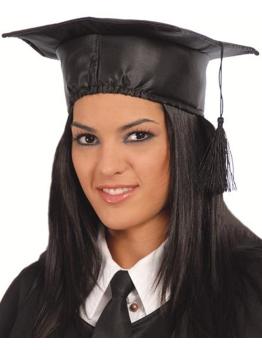 Chapéu de formatura econômico em tecido para adultos