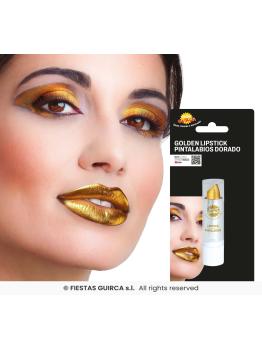 Blister de batom dourado
