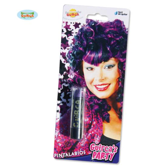 Blister de batom violeta