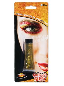 Blister de tubo de maquiagem com glitter 20 cc dourado