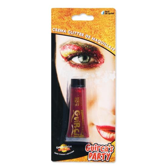 Blister de tubo de maquiagem com glitter 20 cc. Vermelho Blister de tubo de maquiagem com glitter 20 cc. Vermelho