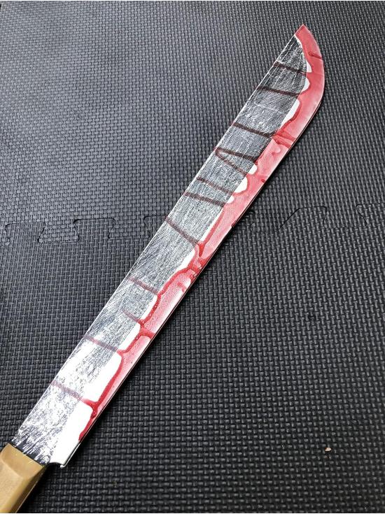 Machete Sangrento – Arma Falsa, Faca Jazon Manchada de Sangue, Adereços de Halloween