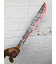 Machete Sangrento – Arma Falsa, Faca Jazon Manchada de Sangue, Adereços de Halloween