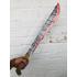 Machete Sangrento – Arma Falsa, Faca Jazon Manchada de Sangue, Adereços de Halloween