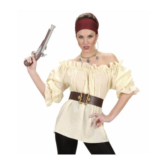 Blusa bege para fantasias adultas Blusa bege para fantasias adultas