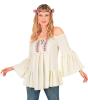 Blusa hippie feminina com mangas sino
