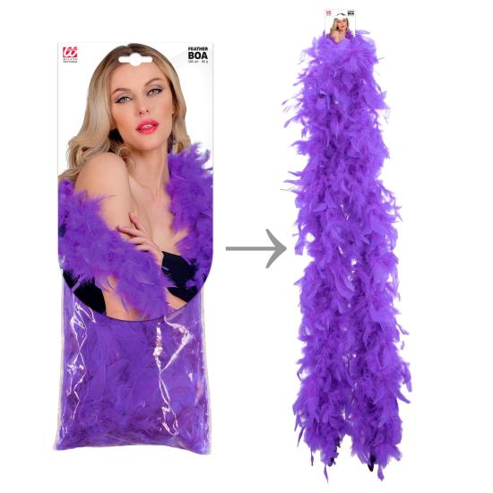 Boa de penas roxas – 1,80 m – 80 g