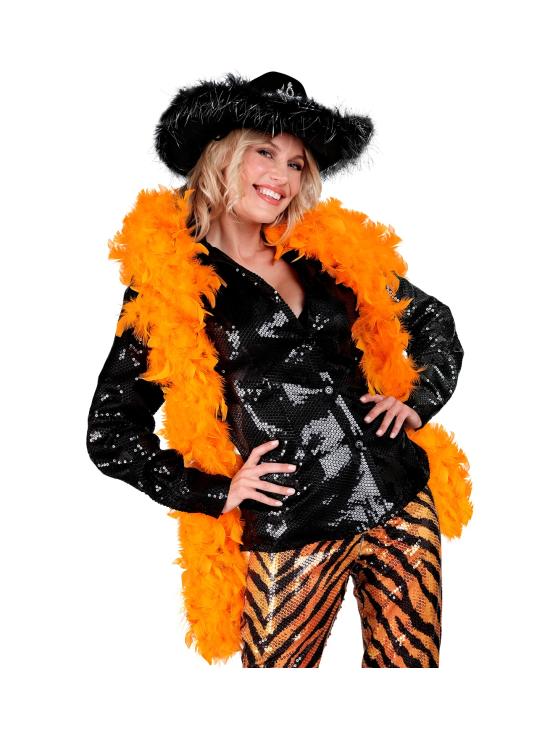 Boa de penas laranja – 1,80 m – 80 g