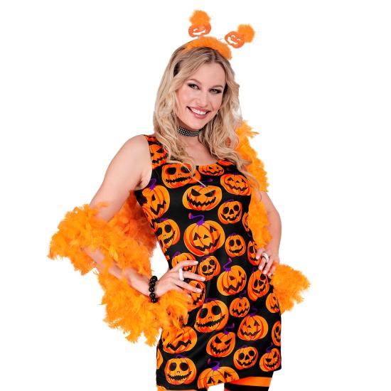 Boa de penas laranja – 1,80 m – 80 g Boa de penas laranja – 1,80 m – 80 g