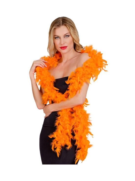 Boa de penas laranja – 1,80 m – 80 g