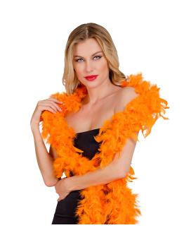 Boa de penas laranja – 1,80 m – 80 g