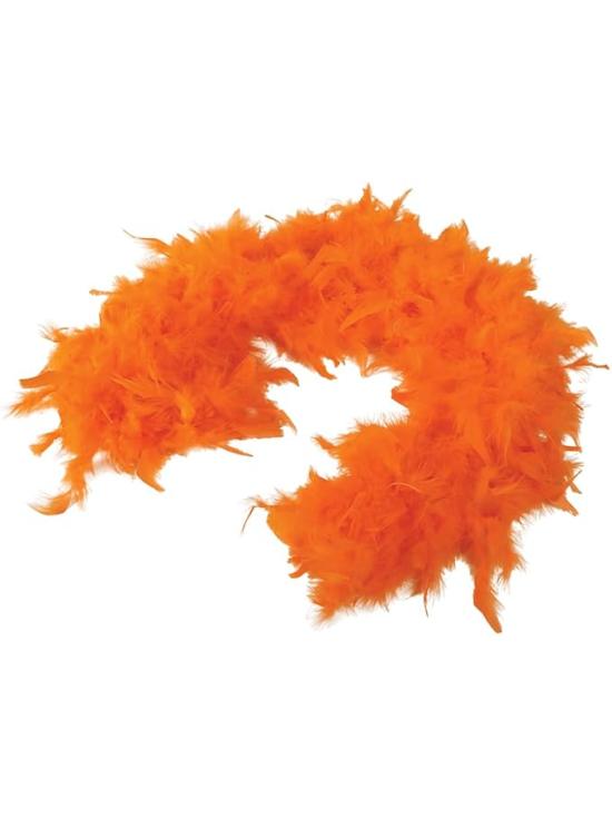 Boa de penas laranja 40g
