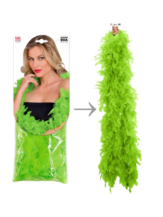 Penas de Boa verdes 1,80 m 50 g