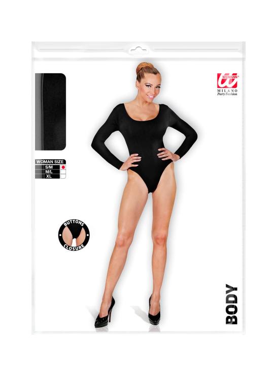Body Feminino Preto