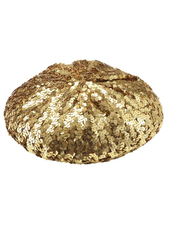 Boina de Lentejuelas Dorada