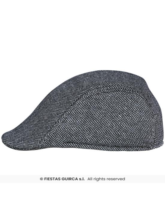 Boina Gangster Inglês Adulto Cinza