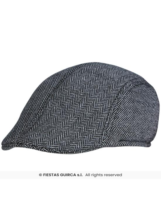 Boina Gangster Inglês Adulto Cinza