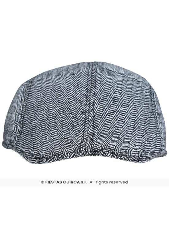 Boina Gangster Inglês Adulto Cinza
