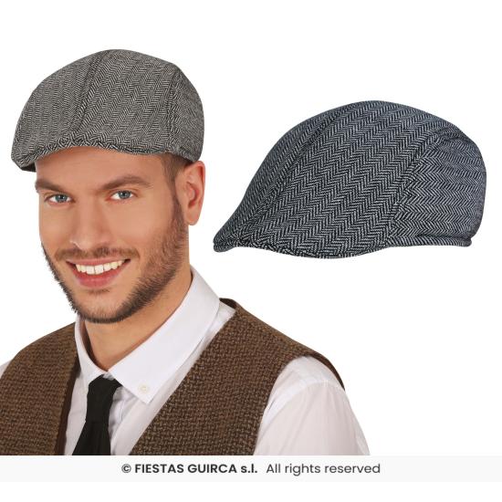 Boina Gangster Inglês Adulto Cinza