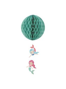 Bola Pendurada Sereia 30 X 55 Cms