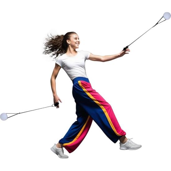 Bola de dança LED multicolorida (7 cm) - Acessório luminoso para festa