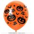 Saco com 10 balões para festa de Halloween 30 cm