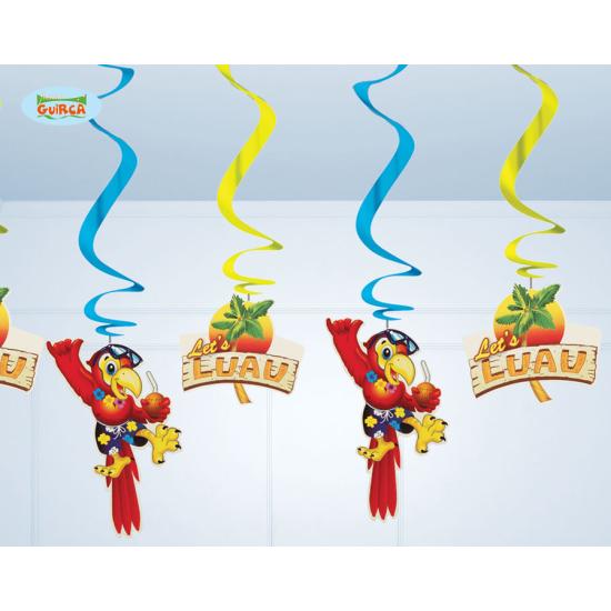 Saco com 5 Pingentes para decorar festas havaianas.