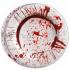 Saco de 6 pratos sangrentos 23 cms
