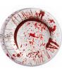 Saco de 6 pratos sangrentos 23 cms