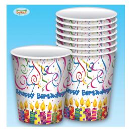SACO DE 8 ÓCULOS &quot;FELIZ ANIVERSÁRIO&quot;
