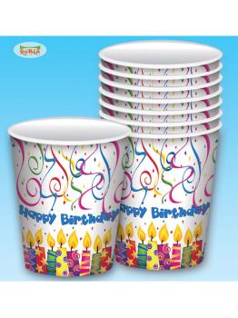 SACO DE 8 ÓCULOS "FELIZ ANIVERSÁRIO"
