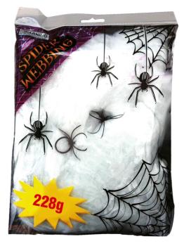 228 gramas de saco de teia de aranha