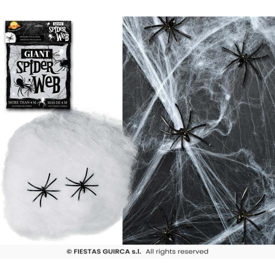 228 gramas de saco de teia de aranha