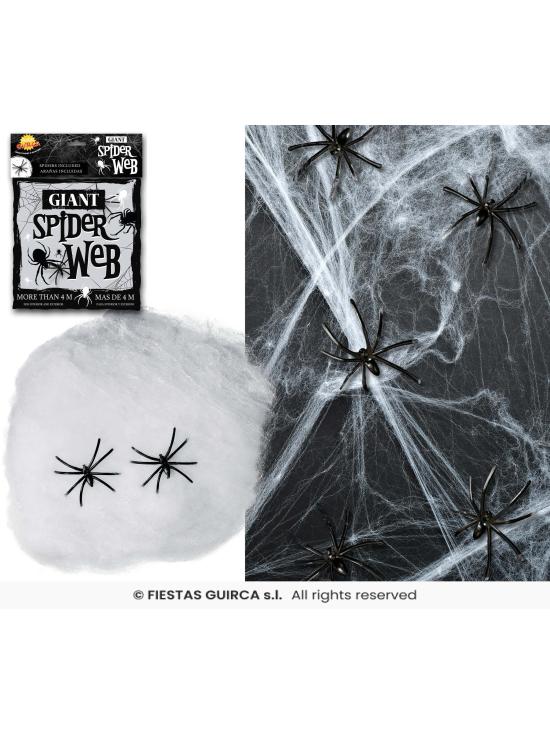 228 gramas de saco de teia de aranha