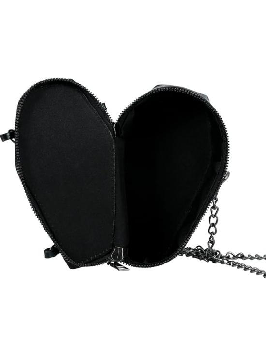 Bolsa Caixão Preto (17x10 cm) – Acessório Unissex para Halloween e Festas