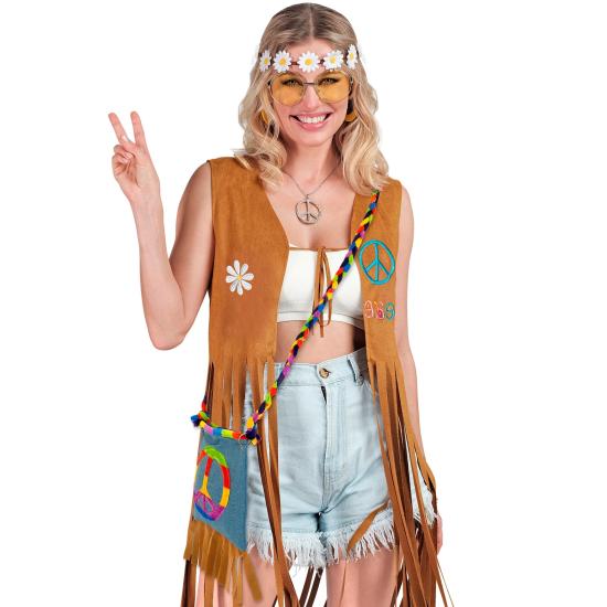 Bolsa hippie de 18 cm