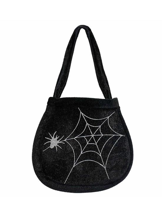 Saco de teia de aranha e aranha