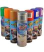 Frasco de 140 Spray Fluorescente para Cabelo 125 ml Laranja.