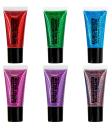 Glitter colorido em tubo dispensador de gel 25 ml