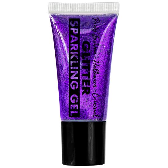 Glitter colorido em tubo dispensador de gel 25 ml