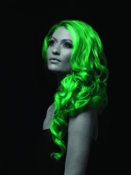 Frasco spray para coloração de cabelo, verde, 125ml