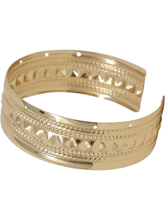 Pulseira dourada greco-romana para fantasia de adulto