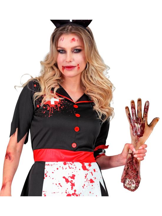 Braço amputado realista de 41 cm para o Halloween